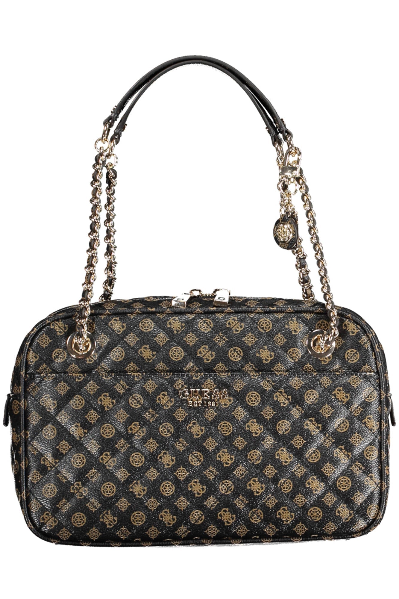 Guess Jeans Brown Polyurethane Handbag - Fizigo