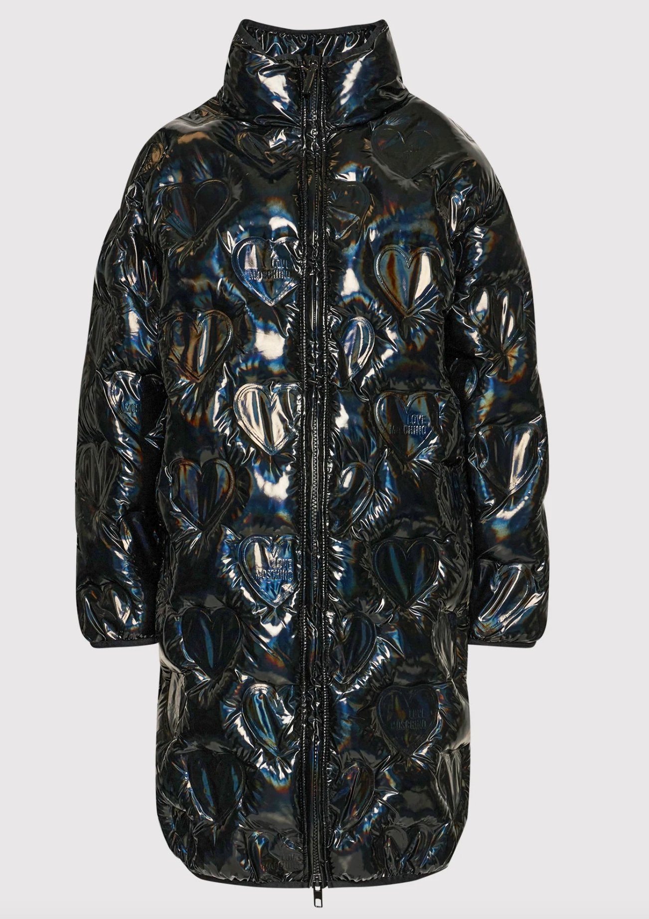 Love Moschino Black Polyester Jackets & Coat - Fizigo