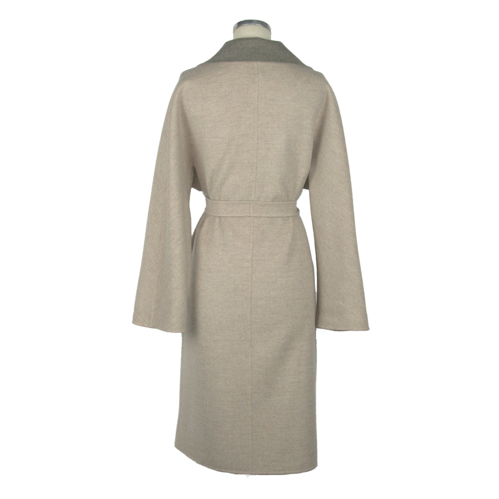 Made in Italy Beige Wool Jackets & Coat - Fizigo