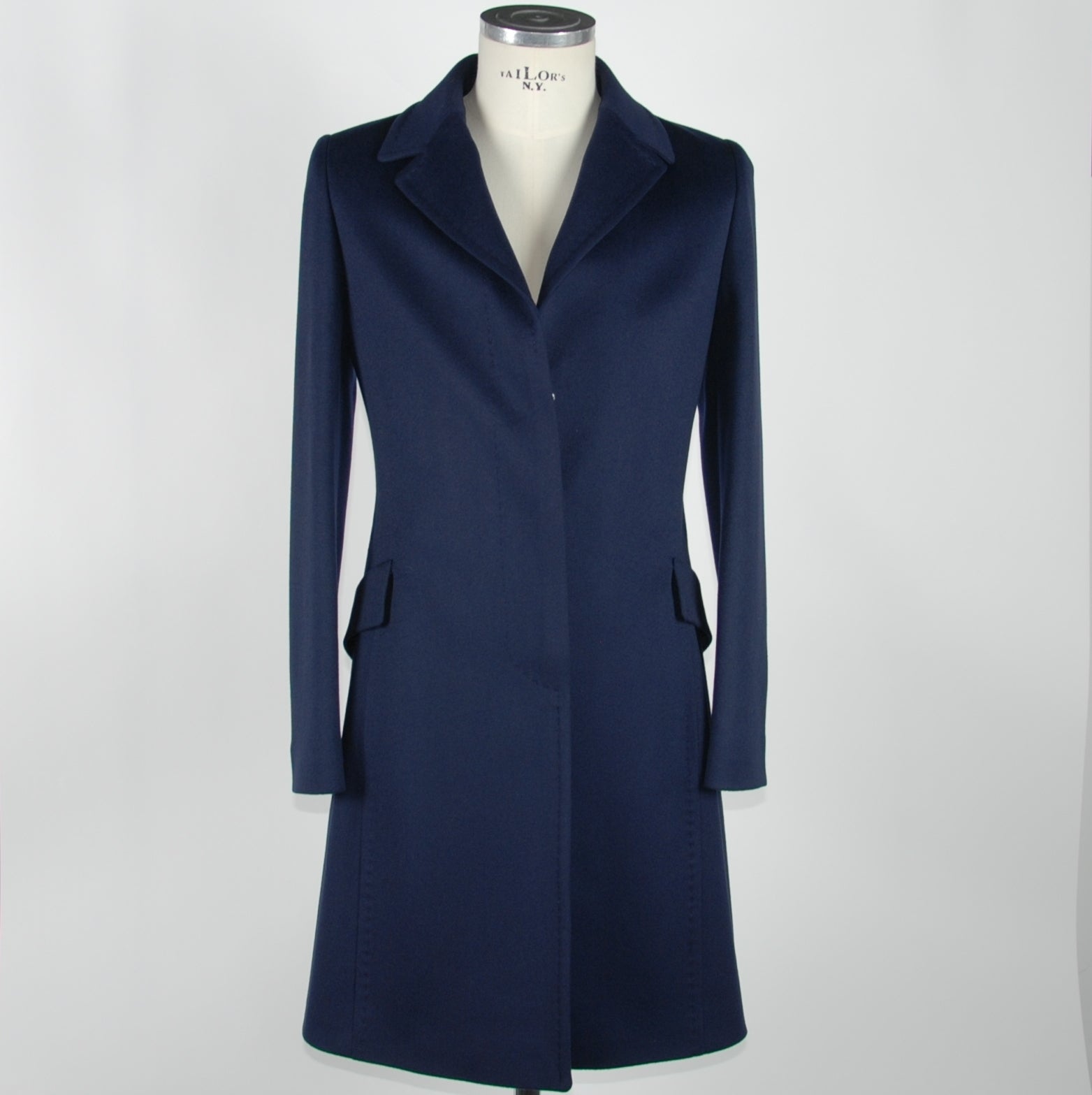 Made in Italy Blue Wool Jackets & Coat - Fizigo