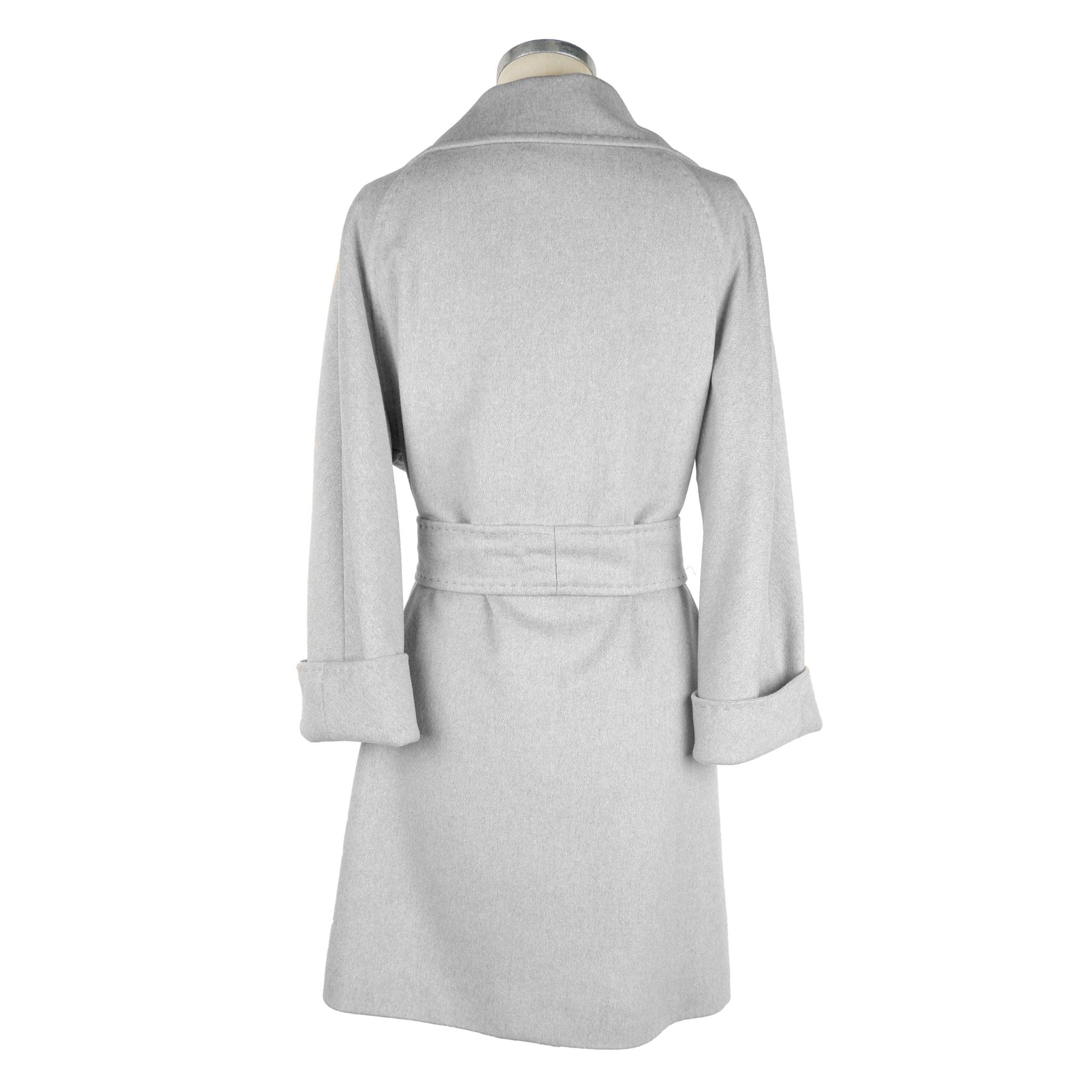 Made in Italy Gray Wool Jackets & Coat - Fizigo