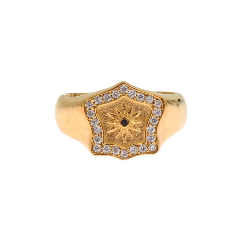 Nialaya Gold Plated 925 Sterling Silver Ring - Fizigo