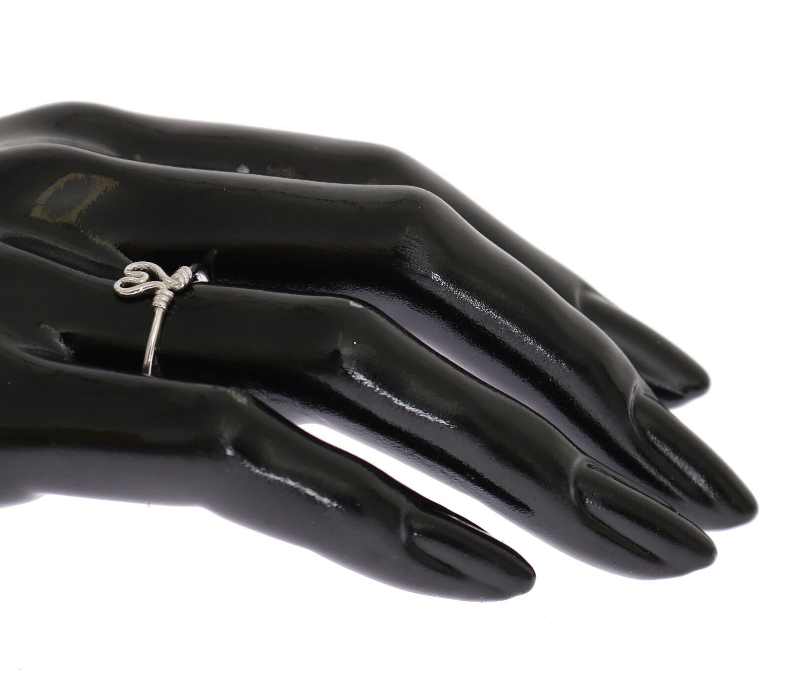 Nialaya Silver Authentic Womens Love Heart Ring - Fizigo