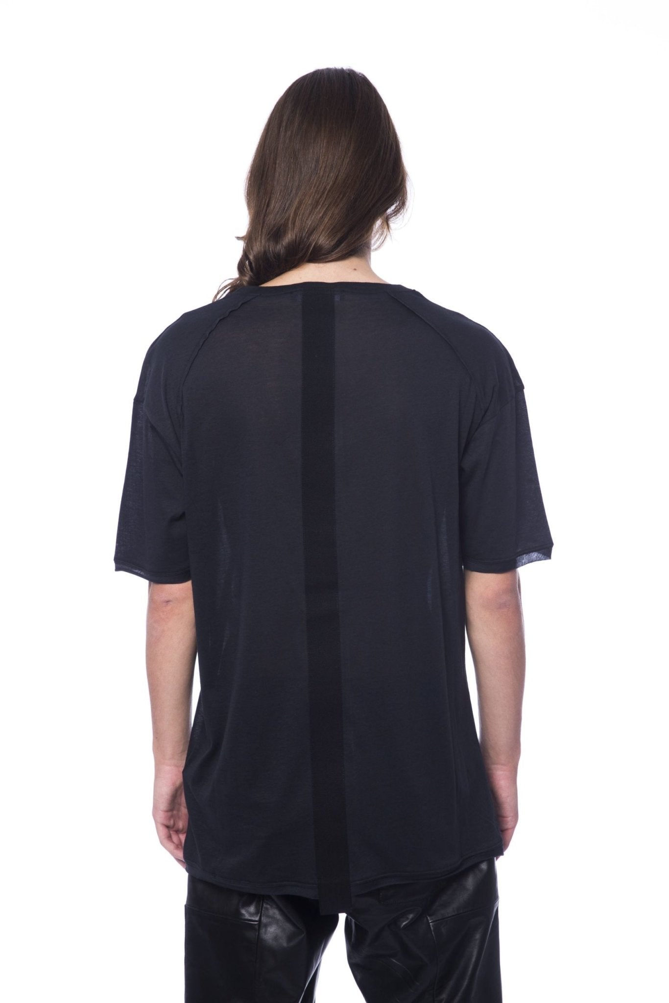 Nicolo Tonetto Black Cotton T-Shirt - Fizigo