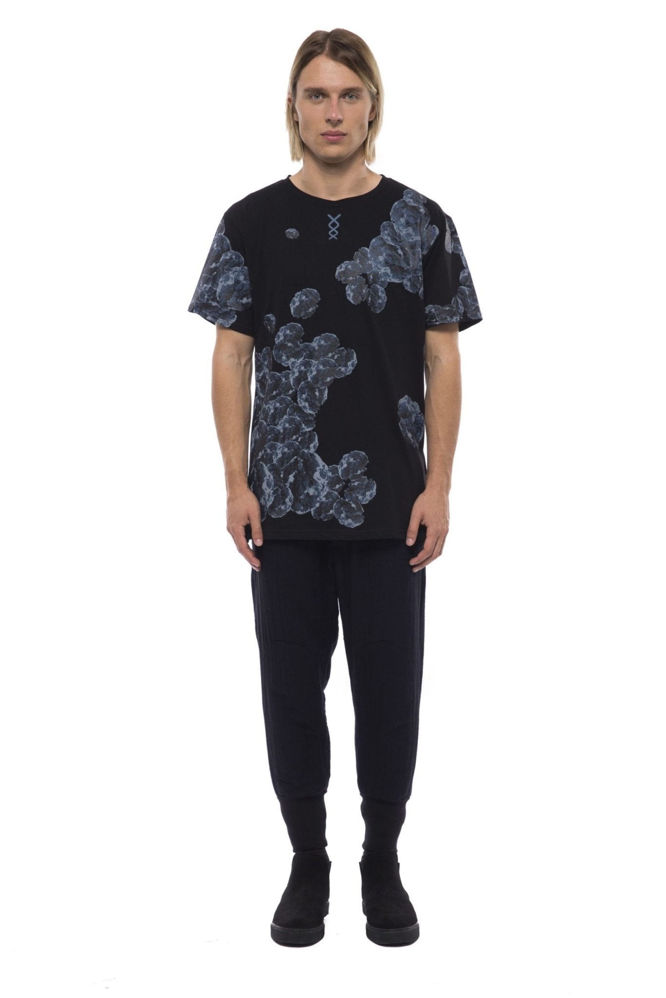 Nicolo Tonetto Black Cotton T-Shirt - Fizigo