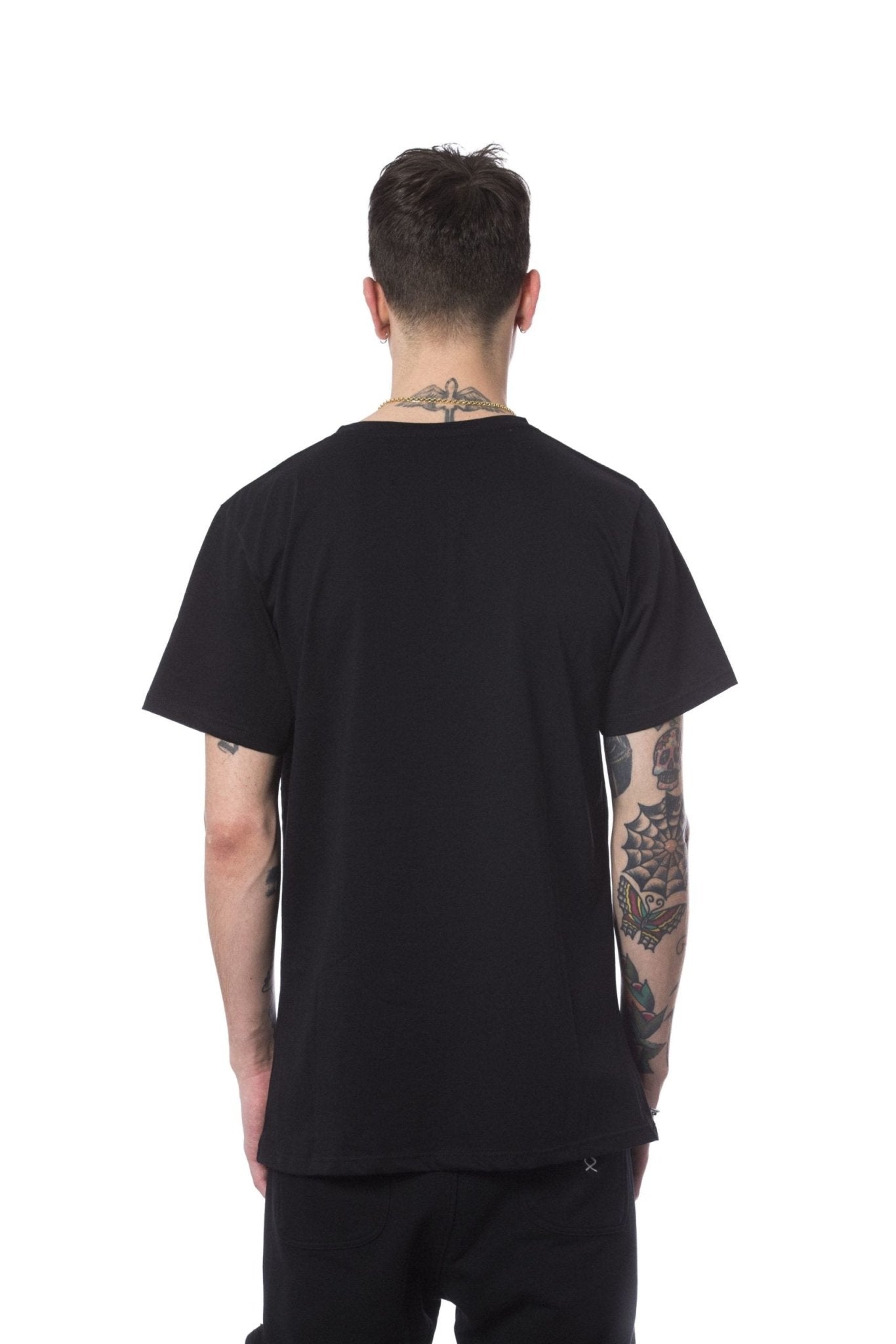 Nicolo Tonetto Black Cotton T-Shirt - Fizigo