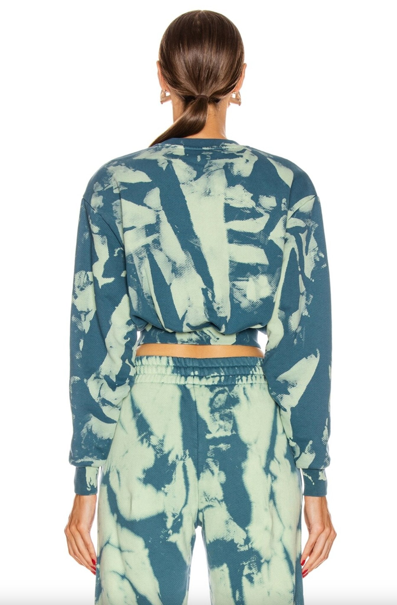 Off-White Blue Polyester Sweater - Fizigo