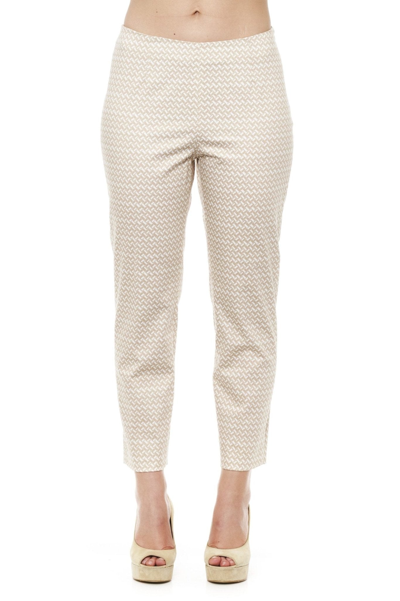 Peserico Beige Cotton Jeans & Pant - Fizigo