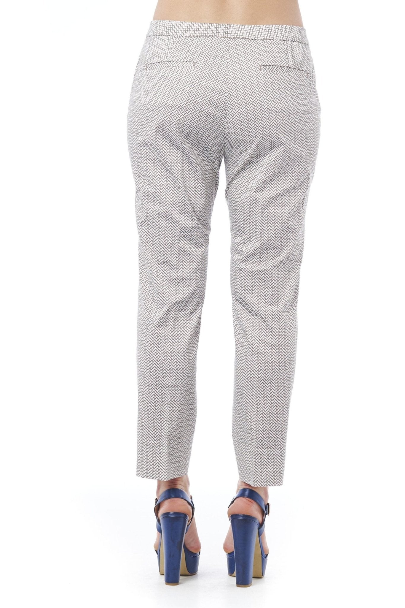 Peserico White Cotton Jeans & Pant - Fizigo