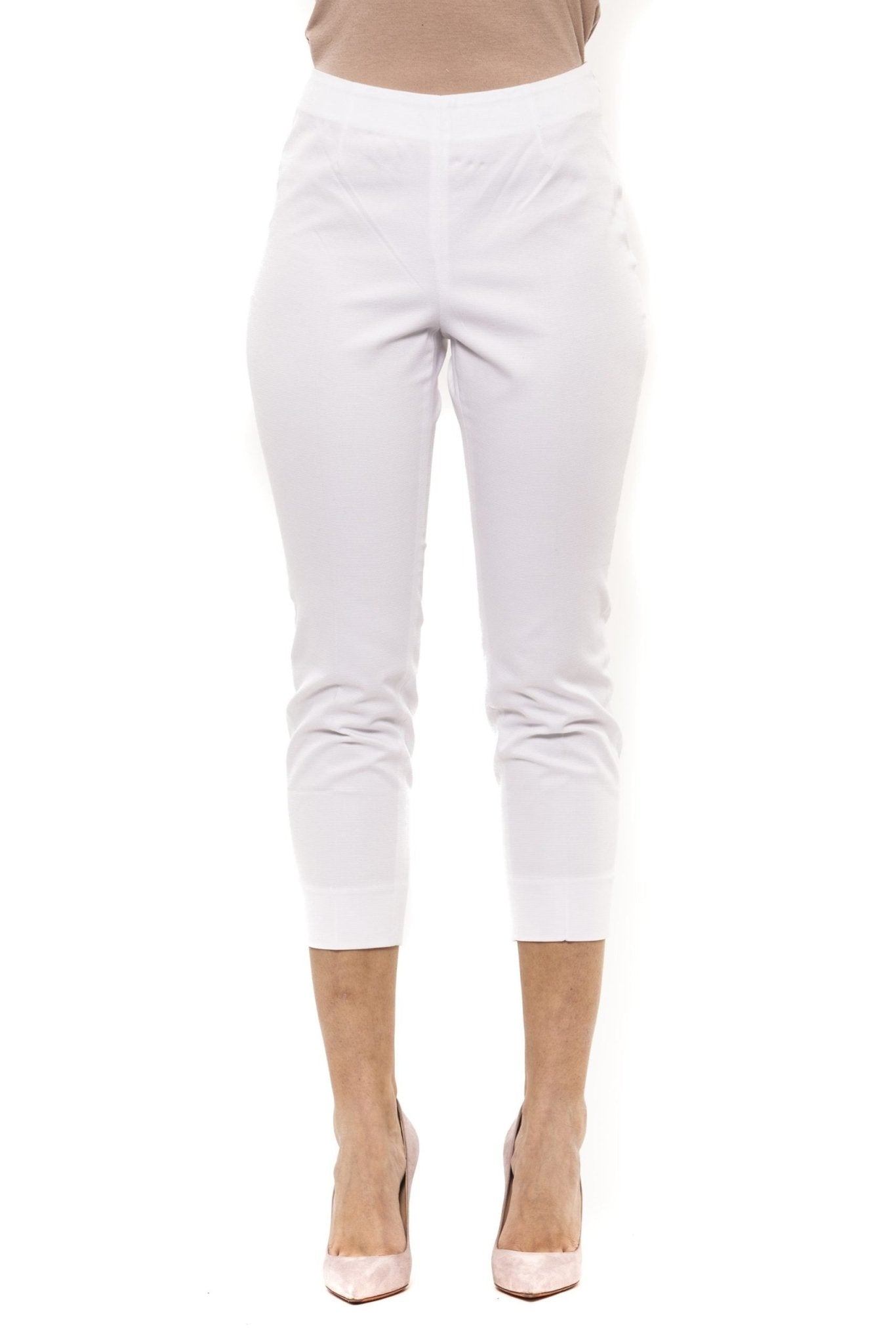 Peserico White Cotton Jeans & Pant - Fizigo