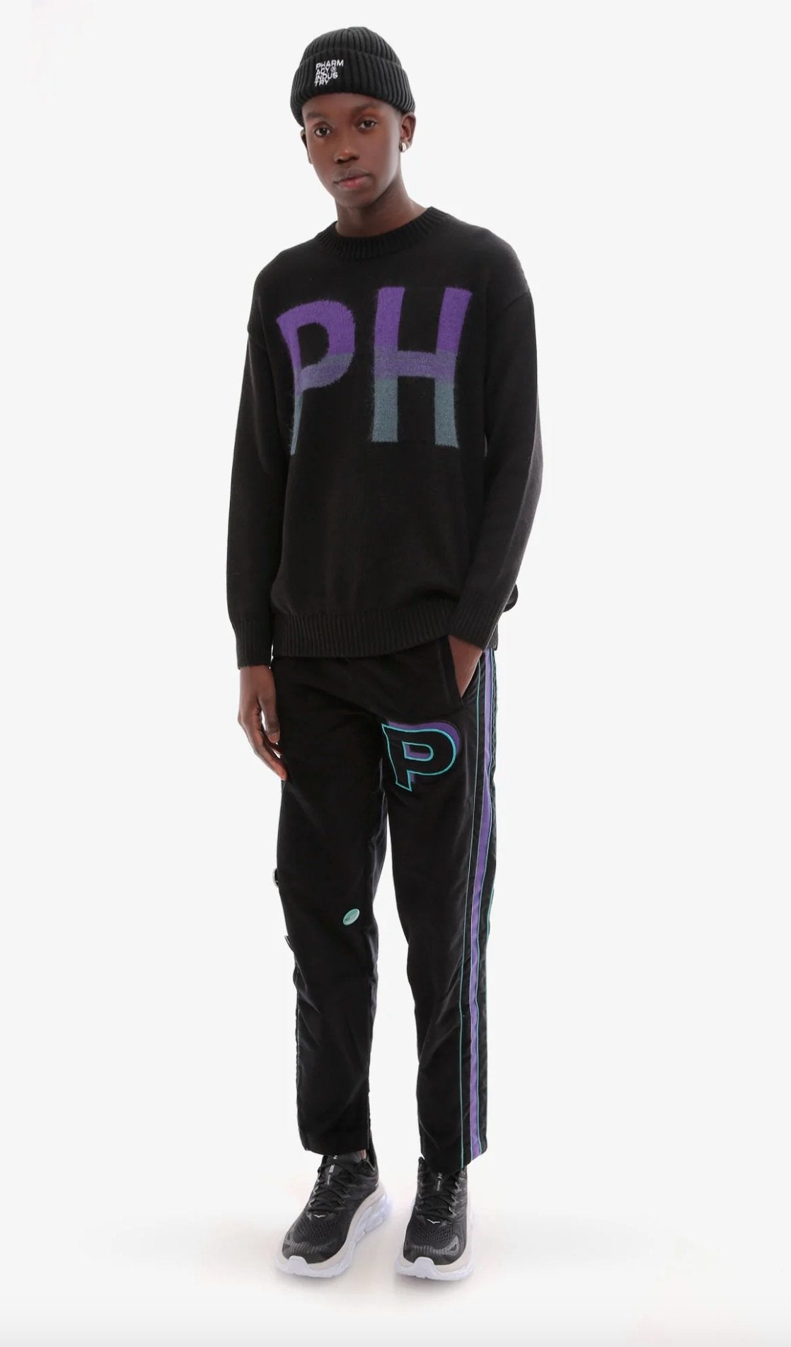 Pharmacy Industry Black Polyester Jeans & Pant - Fizigo