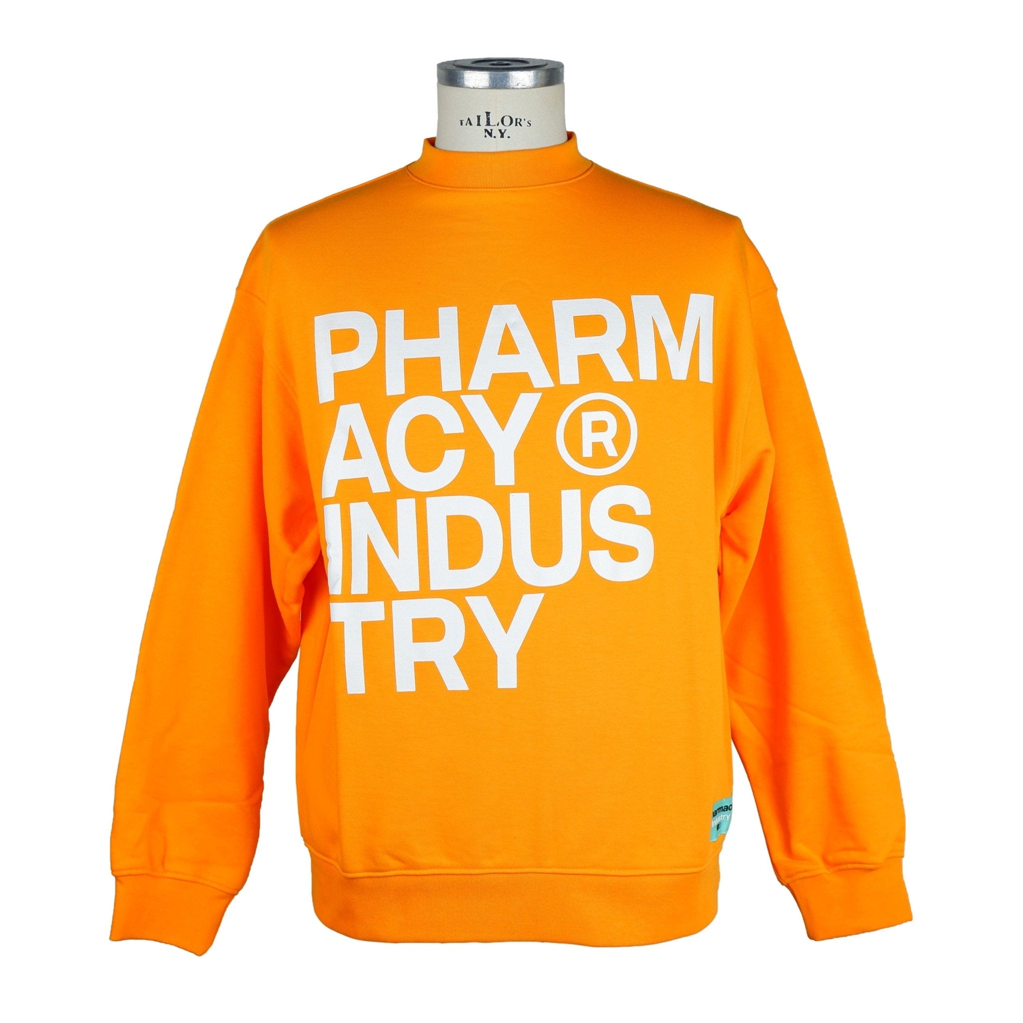 Pharmacy Industry Orange Cotton Sweater - Fizigo