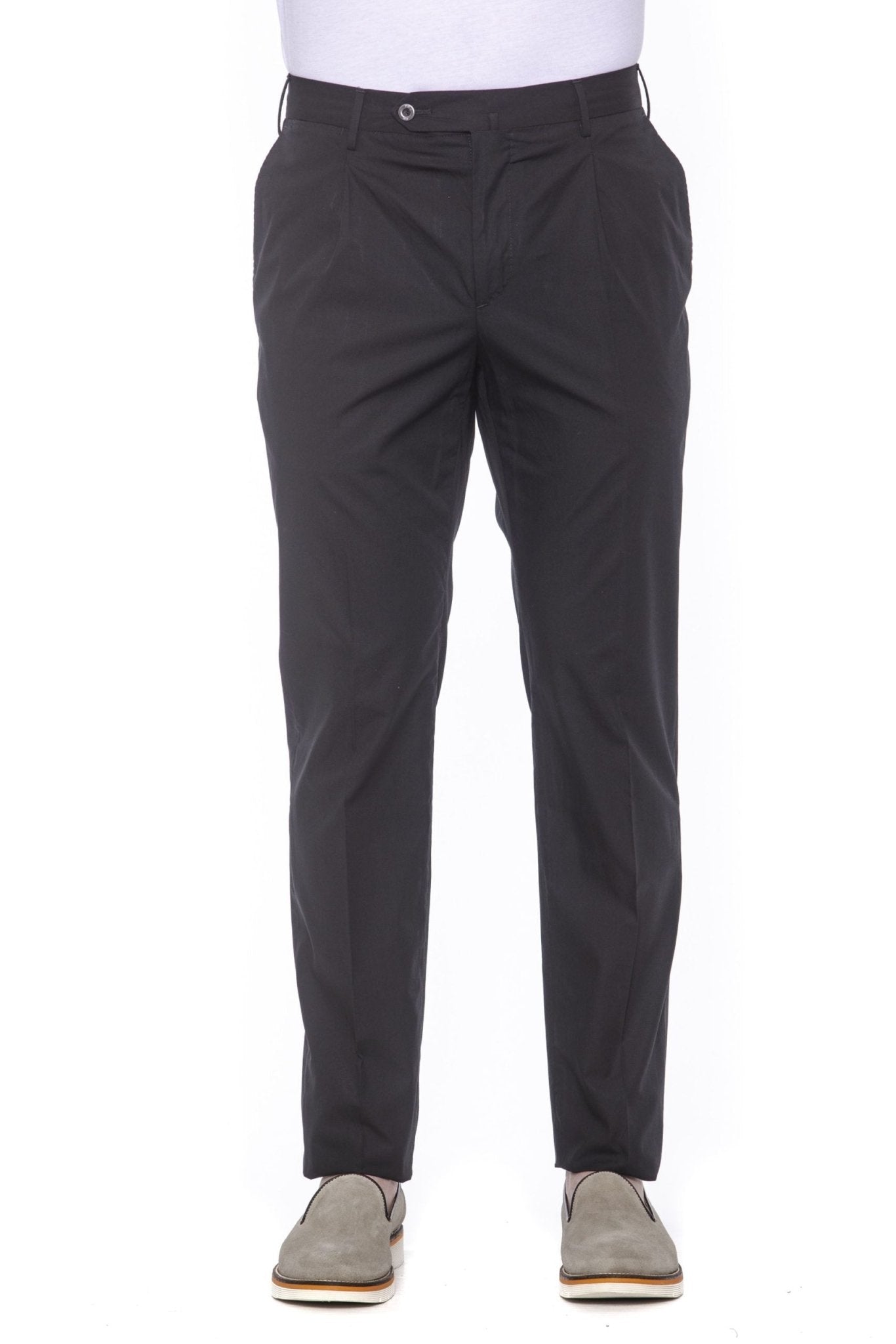 PT Torino Black Cotton Jeans & Pant - Fizigo