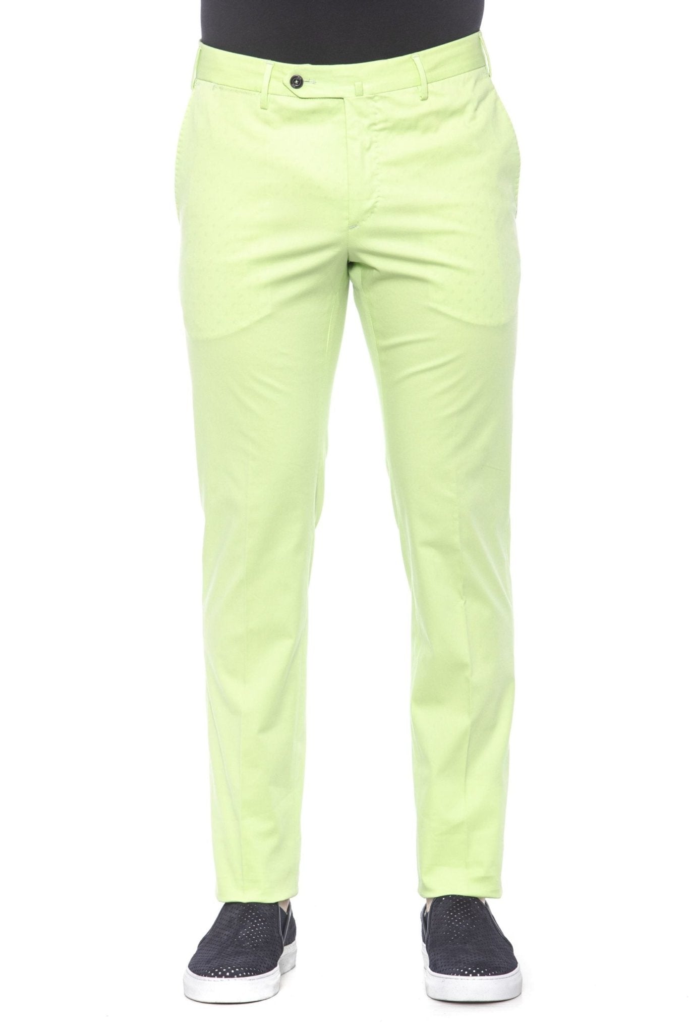 PT Torino Green Cotton Jeans & Pant - Fizigo