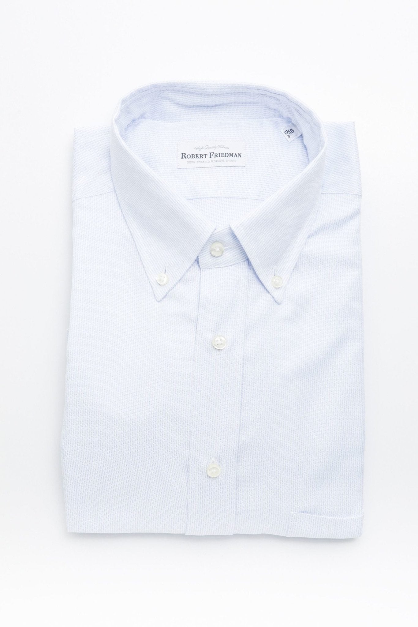 Robert Friedman Light-blue Cotton Shirt - Fizigo