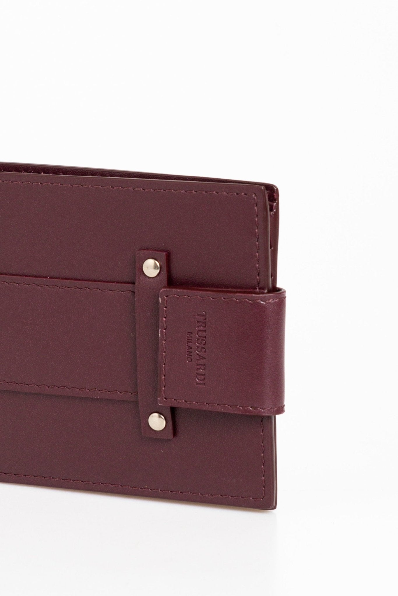 Trussardi Brown Leather Wallet - Fizigo